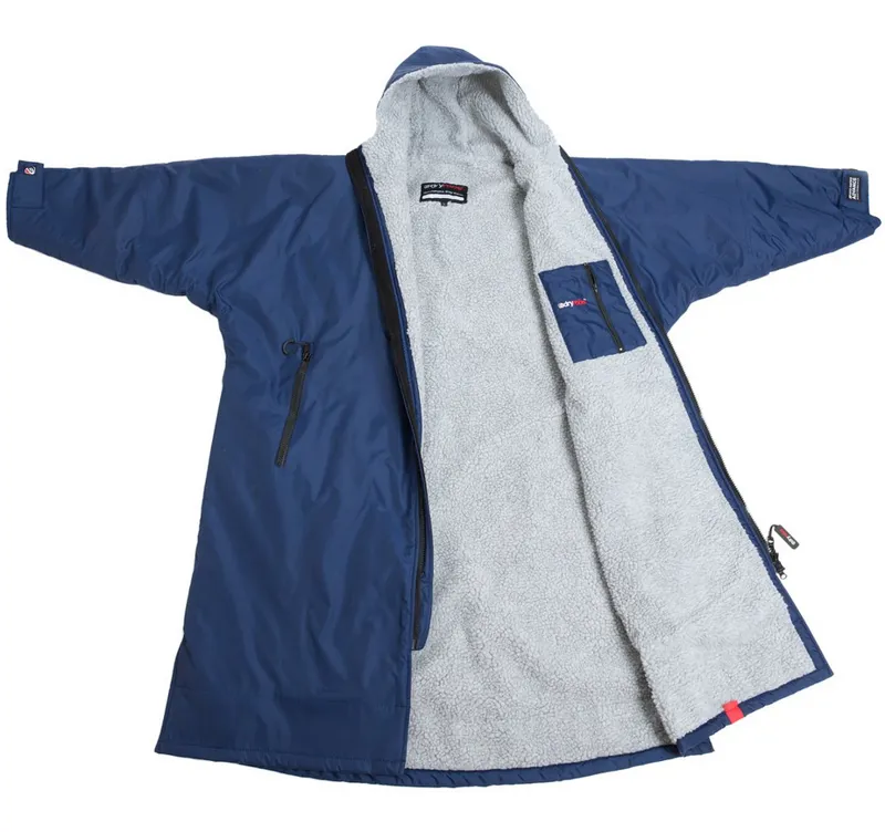 Dryrobe Advance V3 Long Sleeve Large Navy/Grey